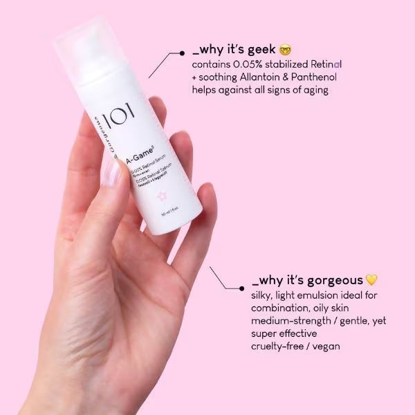 Geek & Gorgeous A-Game Retinal Serum 30ml, UK version