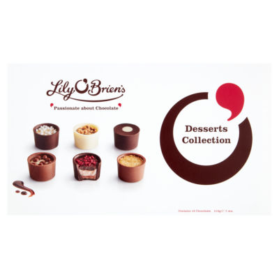 Lily O'Brien's Desserts Collection assorted chocolate box 210g, UK version
