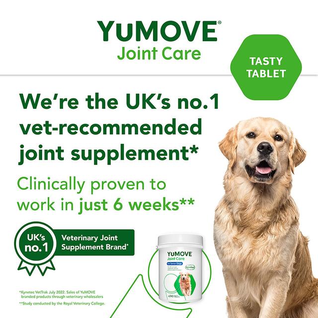 YuMOVE Joint Supplement for Senior Dogs 240 per pack GOODS M&S
