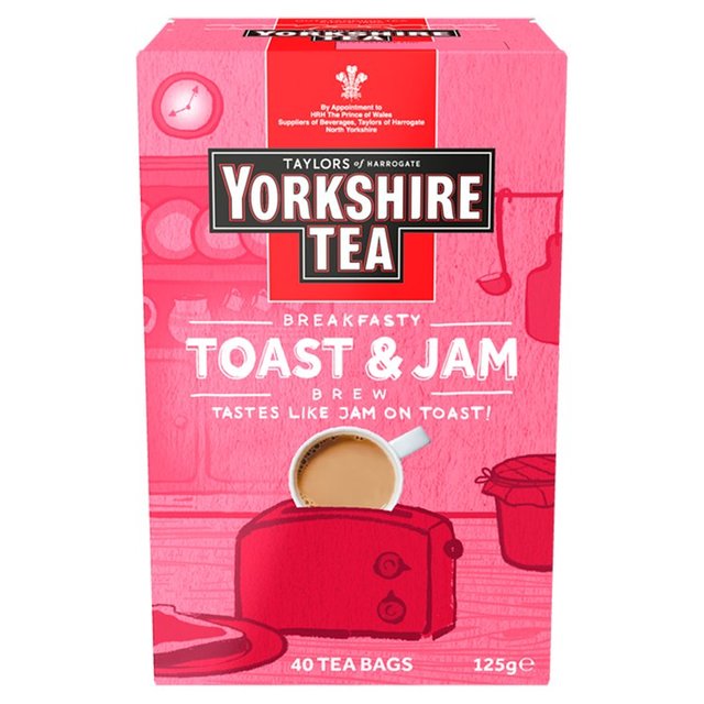Yorkshire Tea Toast & Jam Brew 40 per pack GOODS M&S