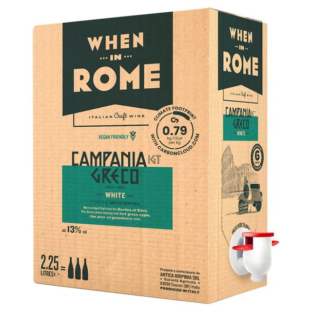 When in Rome White Wine Campania Greco IGT 2.25L GOODS M&S