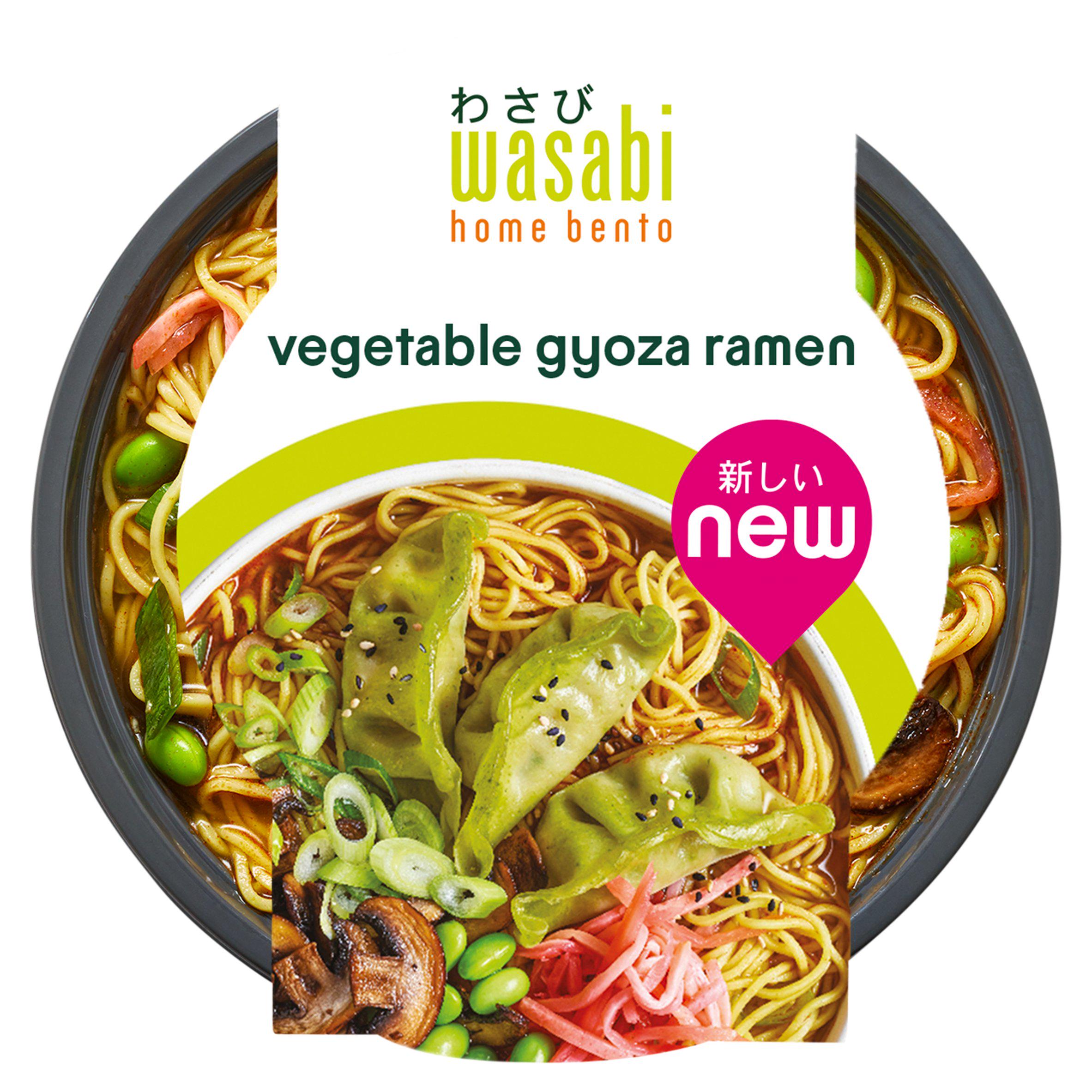 Wasabi Home Bento Vegetable Gyoza Ramen 305g GOODS Sainsburys