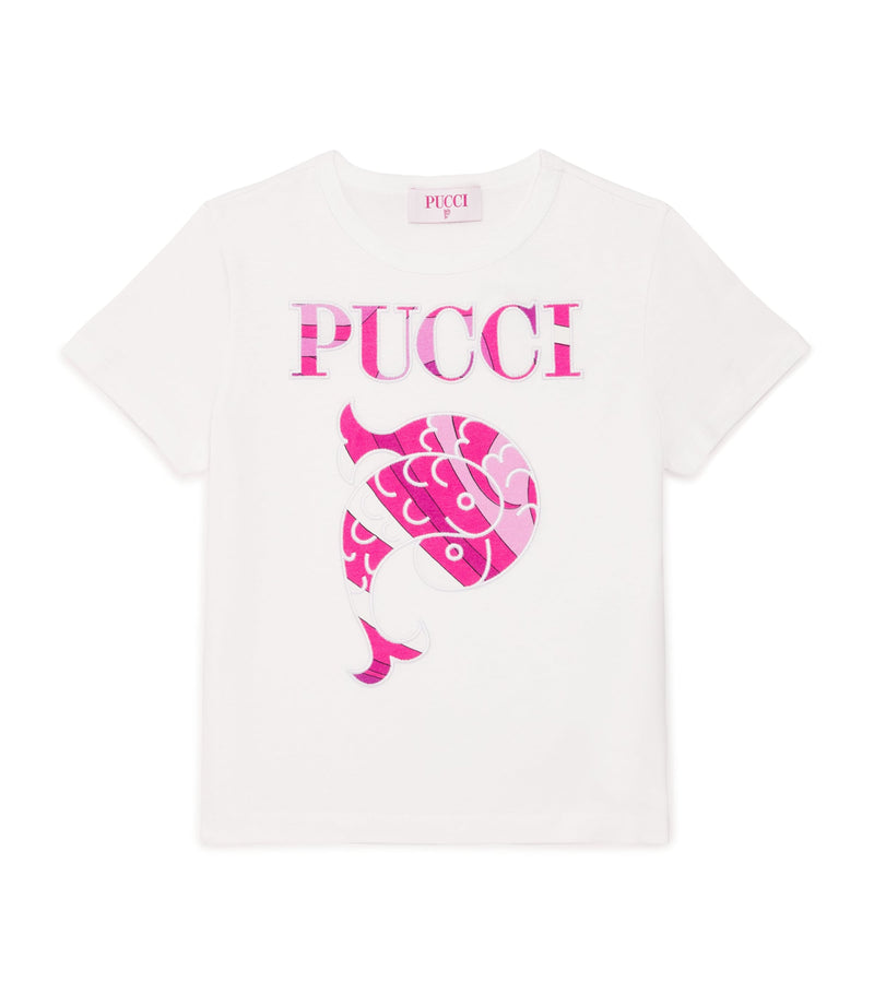PUCCI Junior Graphic T-Shirt 4-14 years, imported from the UK