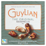 Guylian seashell chocolates with hazelnut praliné filling 65g, UK version