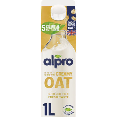 Alpro oat plant-based chilled drink vegan 1L - British product