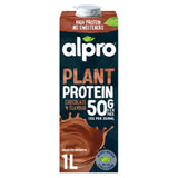 Alpro High Protein Soya Chocolate Flavoured Milk Alternative Drink 1L