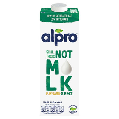 Alpro Plant-Based Semi Oat Drink 1L