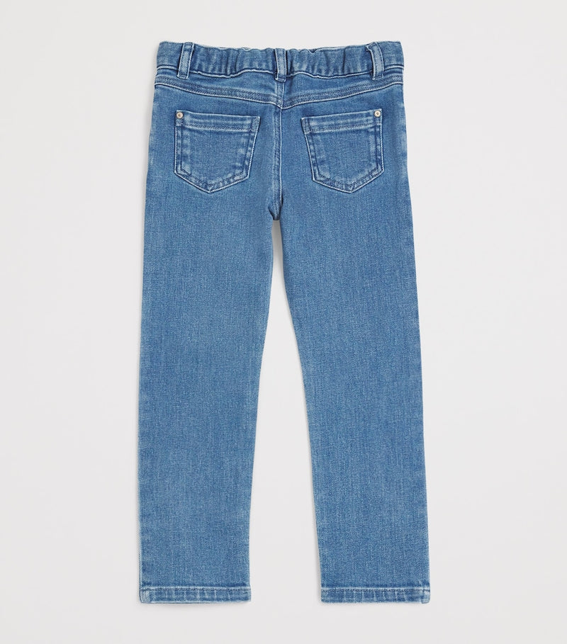 Tartine et Chocolat straight-leg light wash jeans for children aged 5-12 years (British brand)