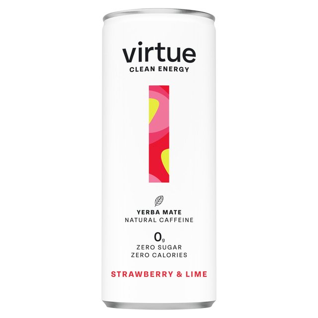Virtue Yerba Mate Energy Strawberry & Lime 250ml GOODS M&S