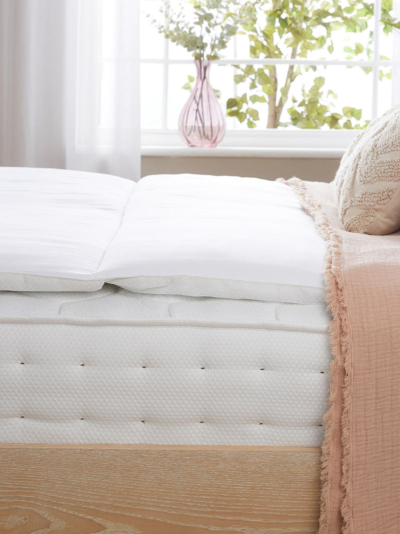 Slumberdown white breathable anti-slip mattress protector (British brand)