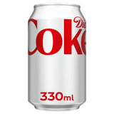 Diet Coke Cola Soft Drink 330ml - British product