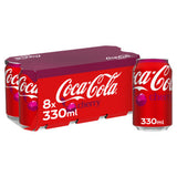 Coca-Cola Cherry Flavoured Cola 8 x 330ml