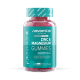 Novomins Zinc Magnesium Vitamin B6 Strawberry Flavour Supplement 60 Gummies