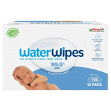 WaterWipes Baby Wipes Sensitive Newborn Plastic Free Wipes 720 Wipes 12 x 60 per pack GOODS M&S