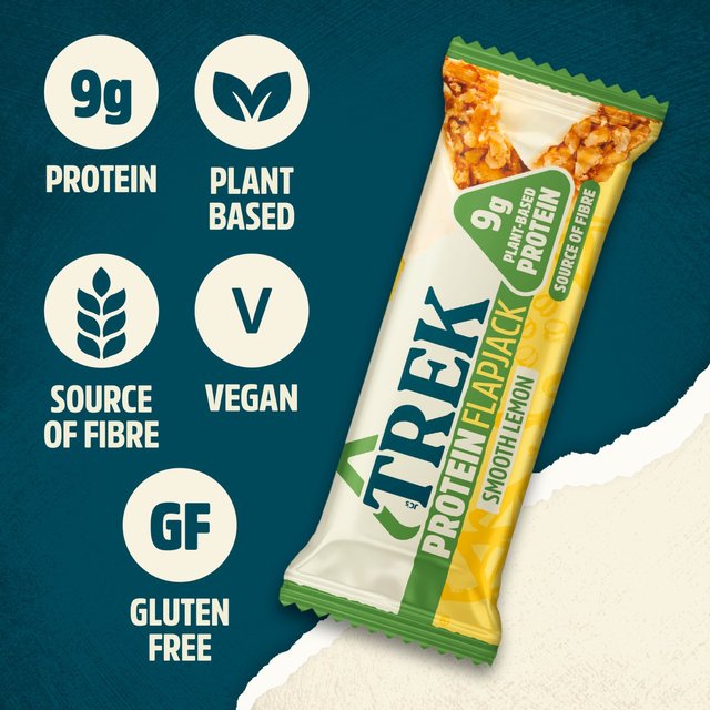 TREK Smooth Lemon Protein Flapjacks Multipack 3 x 50g GOODS M&S