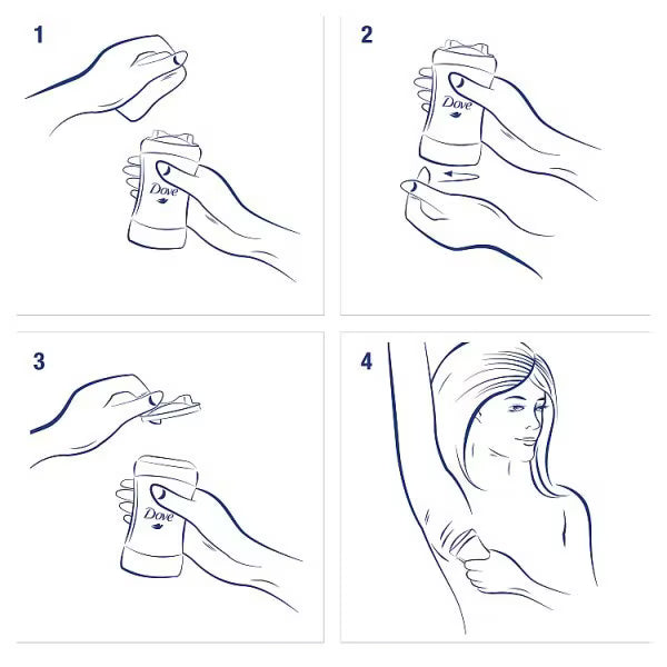 Dove Anti-Perspirant Cream Stick Original Clean 45ml - British product
