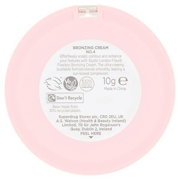 Studio London Flaunt Flawless Cream Bronzer 4 Sun-Drenched GOODS Superdrug