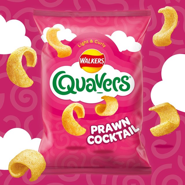 Walkers Quavers Prawn Cocktail Multipack Snacks 6 per pack GOODS M&S