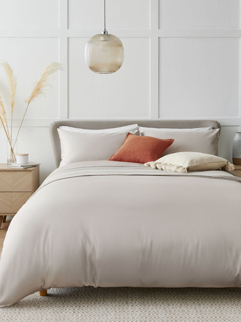 Egyptian cotton duvet cover set with 400 thread count (British brand)