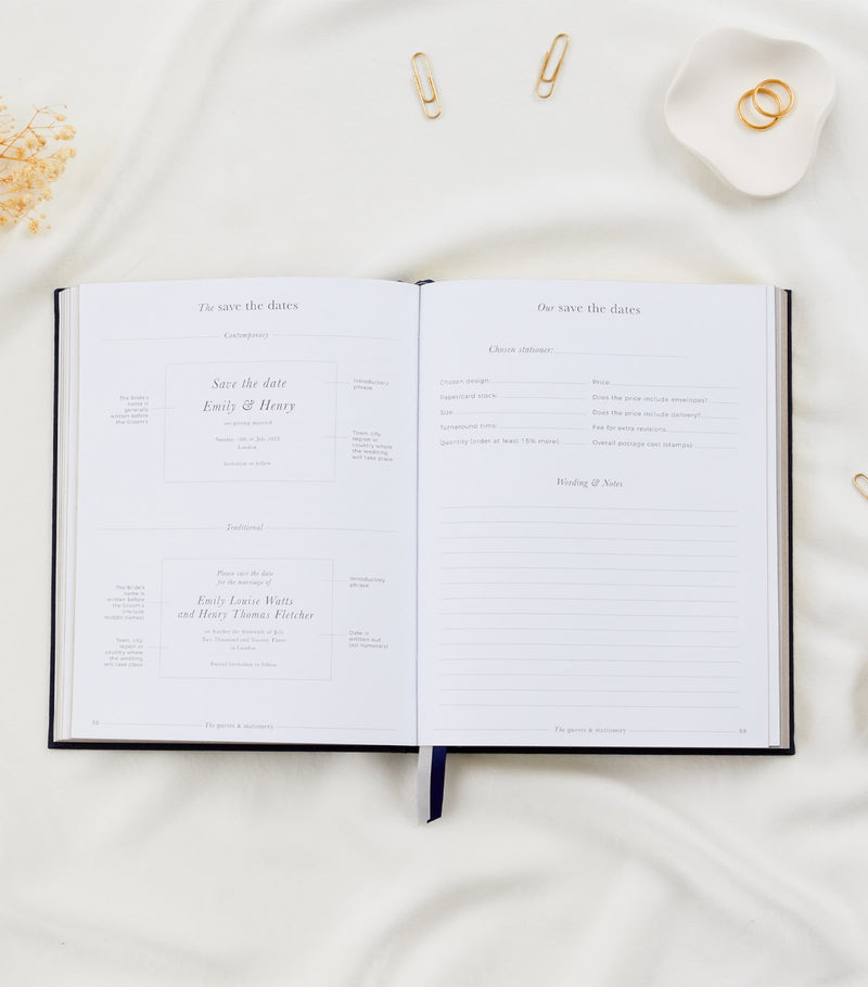 Blush and Gold My Wedding Planner Journal