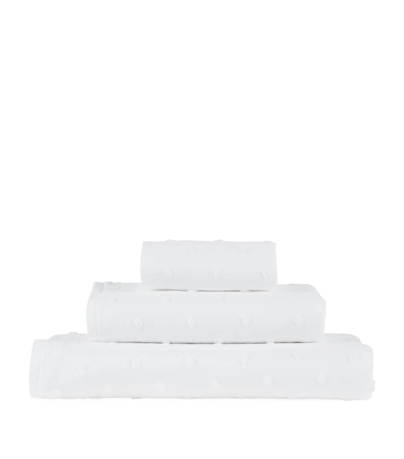 Uchino Zero Twist Gauze Dots Hand Towel 60cm x 100cm (British brand)