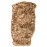 Sisal Jute Glow Mitt Brown Exfoliation Glove