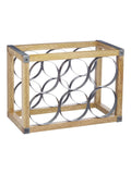 Industrial Kitchen Brown Wine Rack