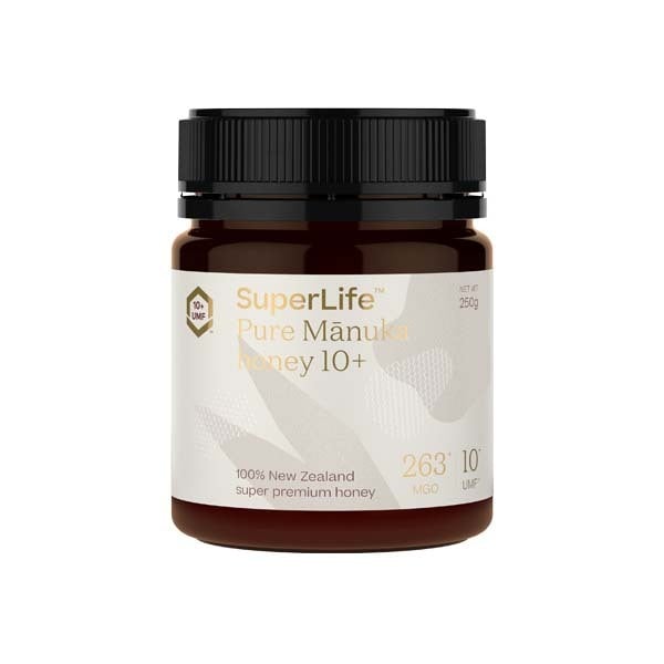 SuperLife Pure Manuka Honey 10+ MGO 263+ 250g GOODS Superdrug