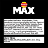 Walkers Max Paprika Crisps 50g GOODS M&S