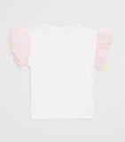 Billieblush Cotton Tulle-Sleeve T-Shirt (3-12 Years)