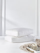 Snuggledown Firm White Pillow for Back Sleepers 2 Pack
