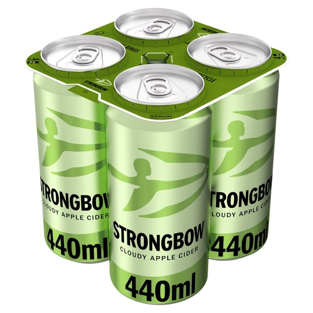 Strongbow Cloudy Apple Cider 4 x 440ml GOODS M&S