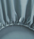 Yves Delorme double fitted sheet in organic cotton sateen, 135cm x 190cm (British brand)