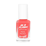 Barry M In A Flash Quick Dry Nail Paint Rocket Red