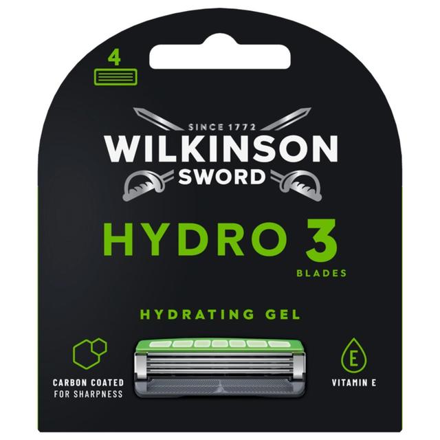 Wilkinson Sword Hydro 3 Skin Protection Men's Razor Blades 4 per pack GOODS M&S