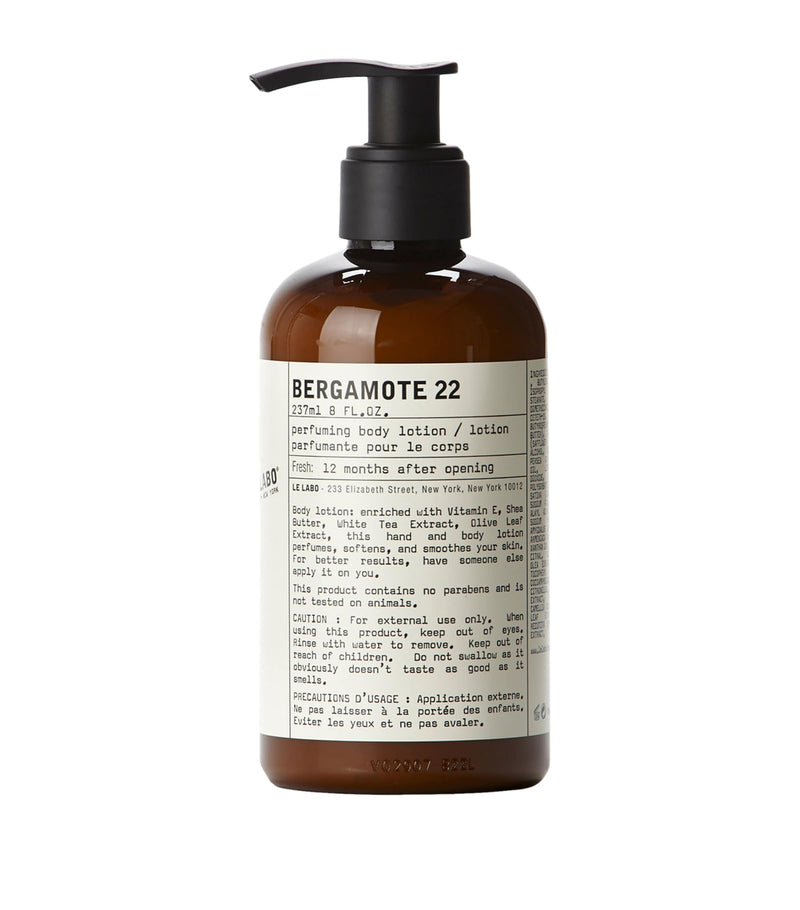 Le Labo Bergamote 22 body lotion 237ml, UK version