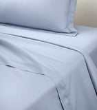 Yves Delorme Triomphe Celeste Double Flat Sheet 240cm x 295cm (British brand)