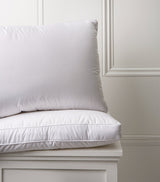 Firm Down Around Pillow with Feather Core, 50cm x 75cm