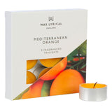 Wax Lyrical Meditterranean Orange Tealights 8 per pack GOODS M&S