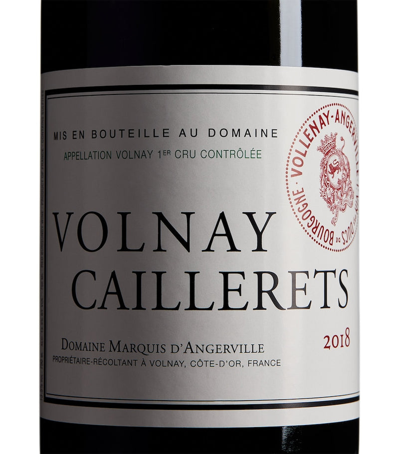 Domaine Marquis d'Angerville Caillerets 2018 wine 75cl - British product