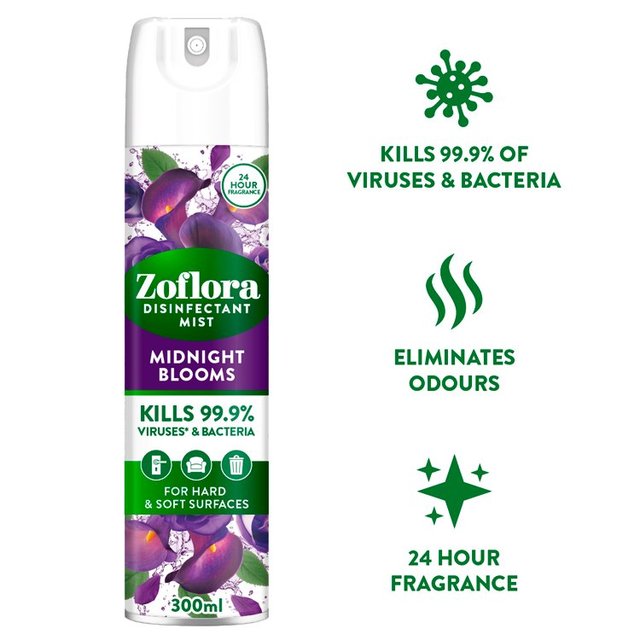 Zoflora Midnight Blooms Disinfectant Mist 300ml GOODS M&S