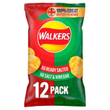 Walkers Ready Salted Salt & Vinegar Variety Multipack Crisps 12 per pack GOODS M&S