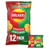 Walkers Ready Salted Salt & Vinegar Variety Multipack Crisps 12 per pack GOODS M&S