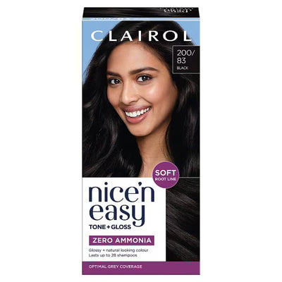 Clairol Nice'n Easy Tone+Gloss Black Semi-Permanent Hair Dye
