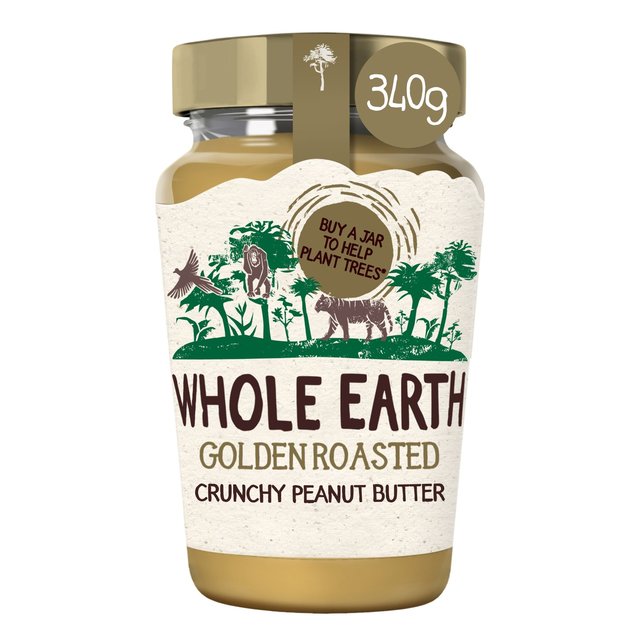 Whole Earth Crunchy Golden Roasted Peanut Butter 340g GOODS M&S