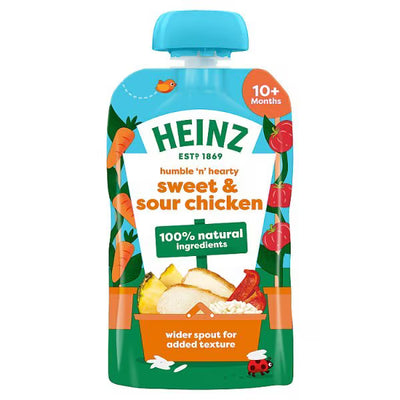 Heinz Søt og Sur Kylling Babymatpose 180g