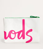 Harrods Medium Cotton Logo Pouch