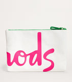Harrods Medium Cotton Logo Pouch