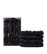 Slip Pure Silk Skinny Scrunchies Hair Bands Set of 4