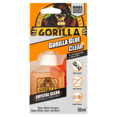 Gorilla Glue Clear Super Glue 50ml, UK version
